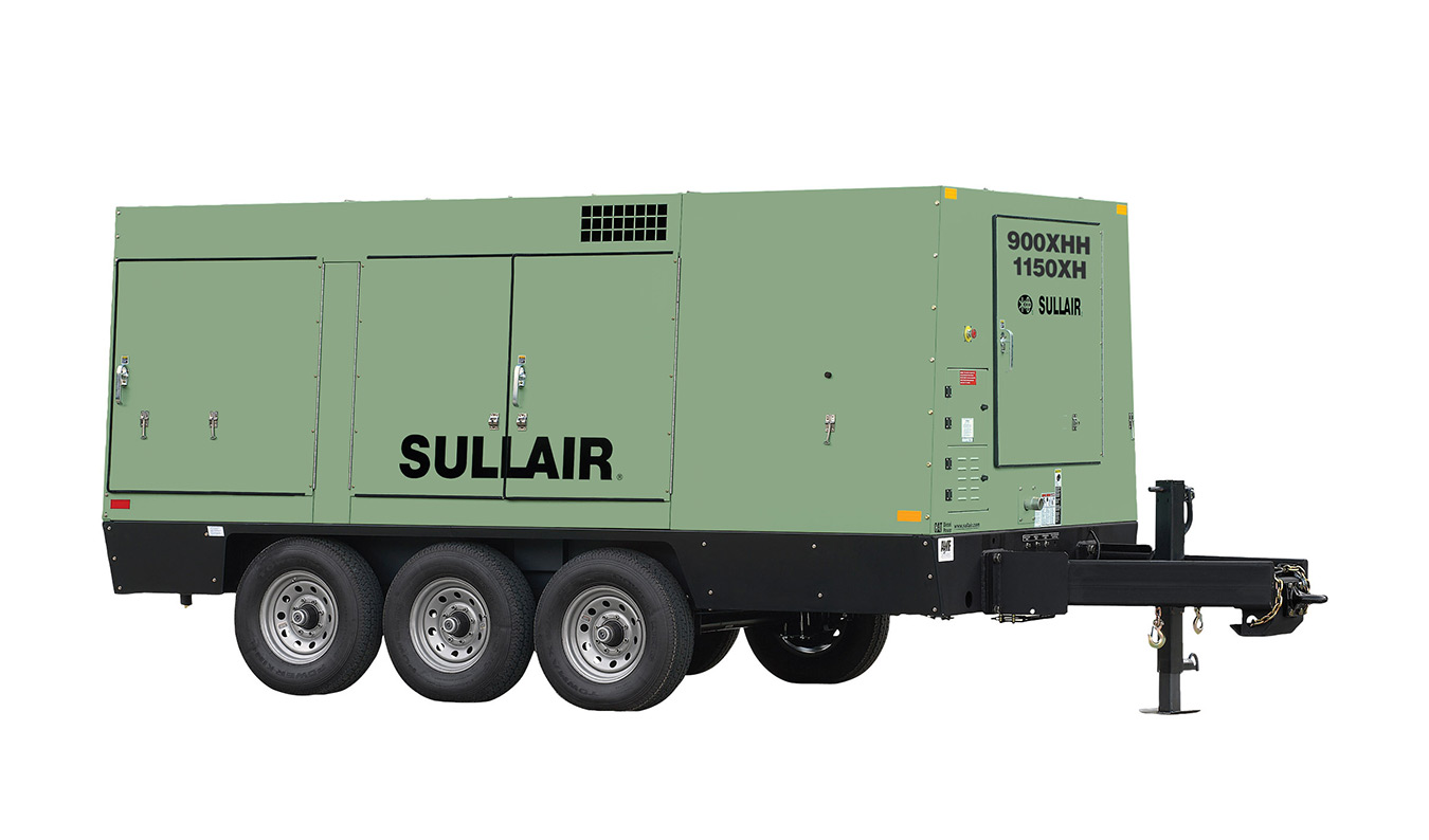 Sullair 900XHH/1150XH portable diesel air compressor