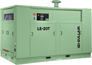 Sullair LS-20T extreme pressure rotary screw air compressor