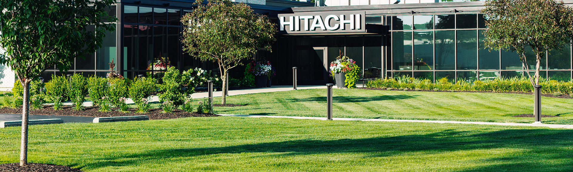 Hitachi Global Air Power Michigan City, IN main campus entrance