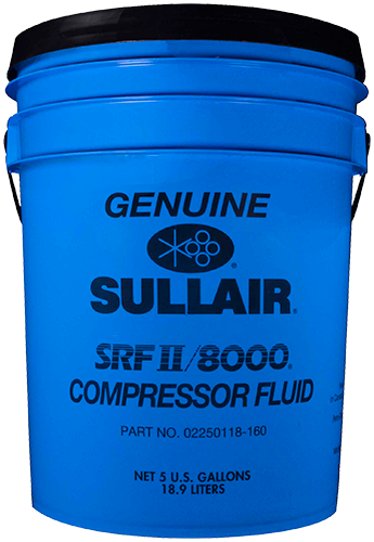 Sullair SRF II/8000® compressor fluid 5-gallon bucket