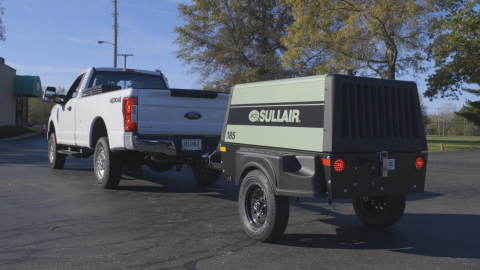 Sullair 185 Tier 4 Final portable diesel air compressor is ideal for blowout season