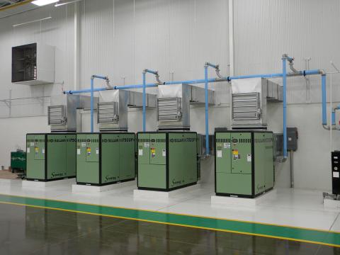 An impressive Sullair compressor installation