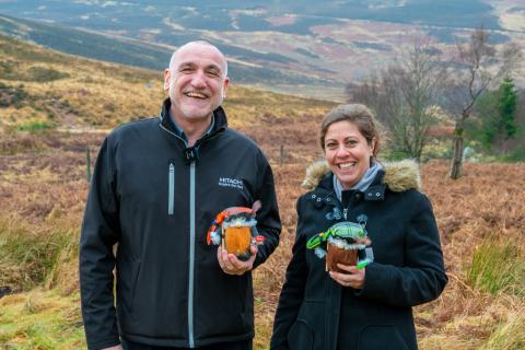 Ian & Marie hunting for haggis